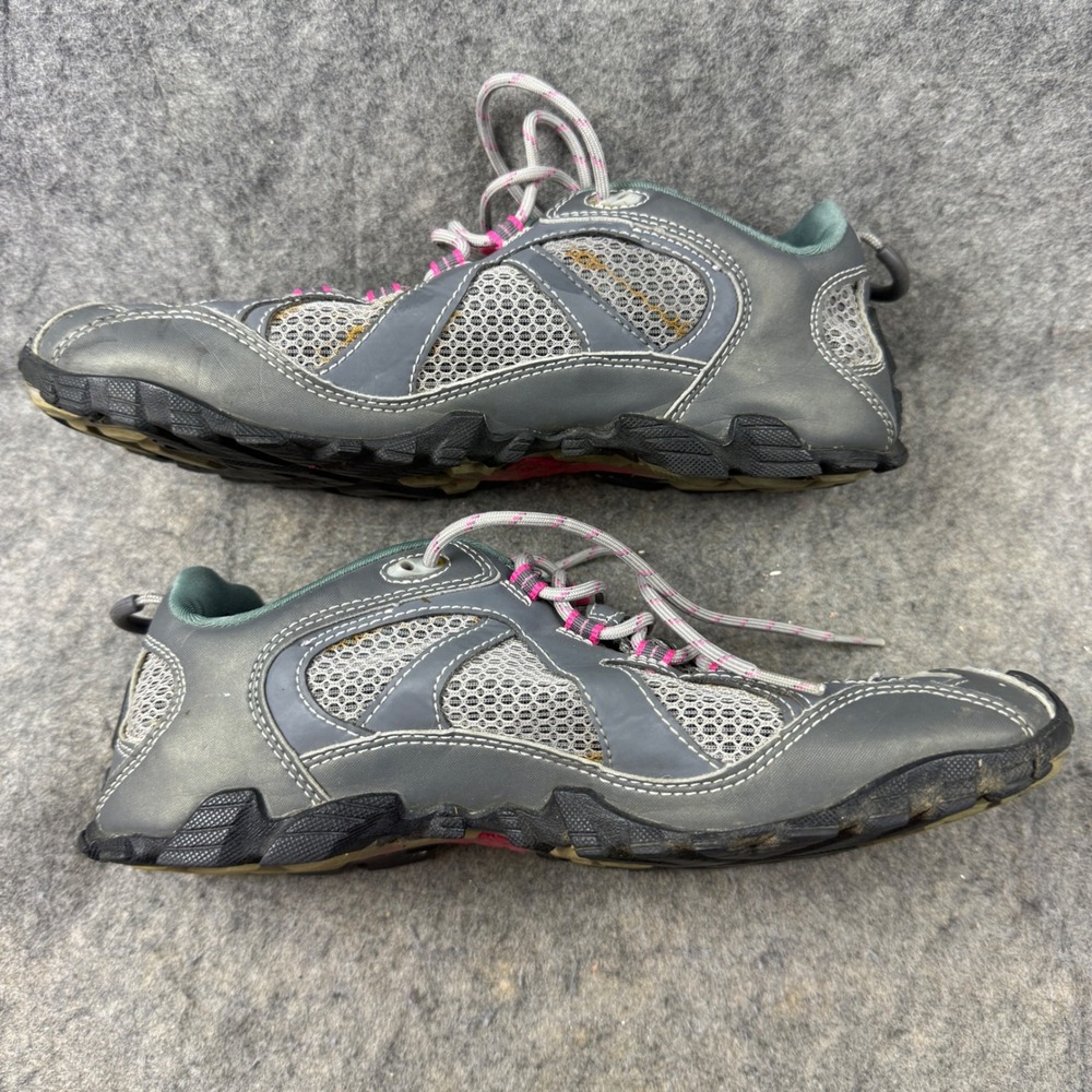 The North Face AX4L Womens 9 Grey Pink Trail Running Hiking Shoes HydroTrak - Picture 4 of 9